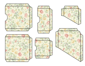 soft green floral pockets